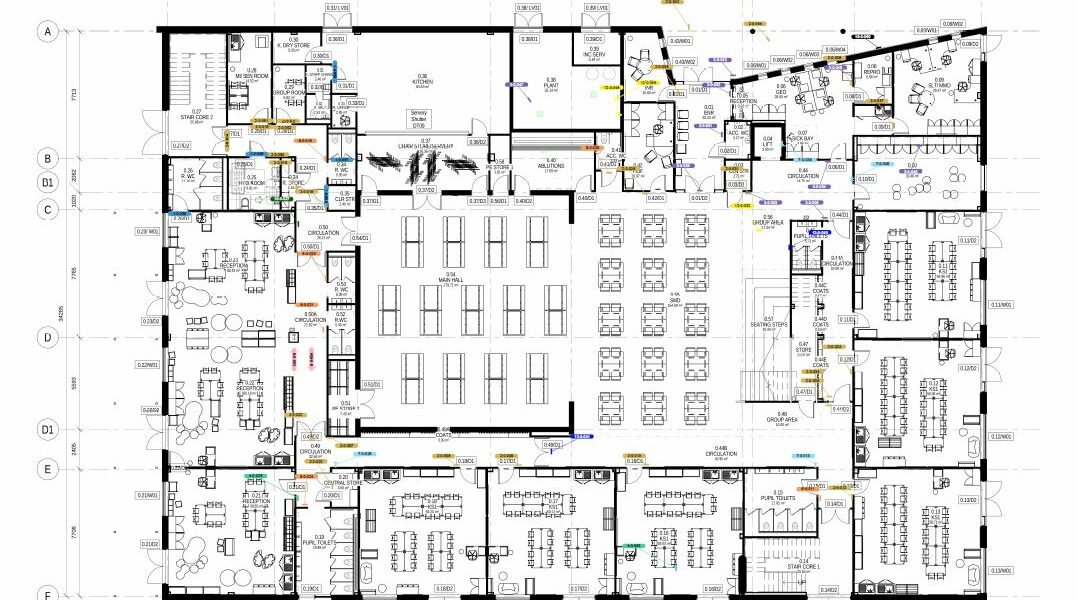 Location Plan with Color-Coded Sign Locations