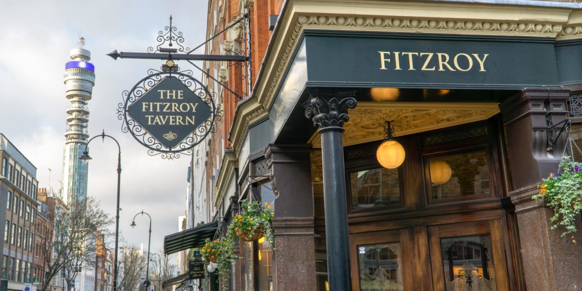 Historic Blade Sign at Fitzroy Tavern